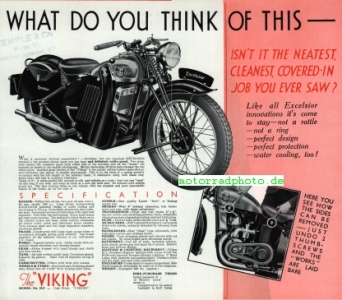 Preview: Excelsior GB Motorrad Prospekt 12 Seiten  1934   exe-gb-p34