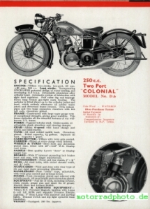 Preview: Excelsior GB Motorrad Prospekt 12 Seiten  1934   exe-gb-p34