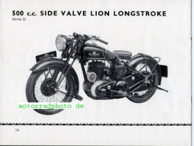 Preview: Sunbeam Motorrad Prospekt 30 Seiten  1937  su-p37