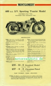 Preview: Montgomery Motorrad Prospekt  12 Seiten  1930  mont-p30