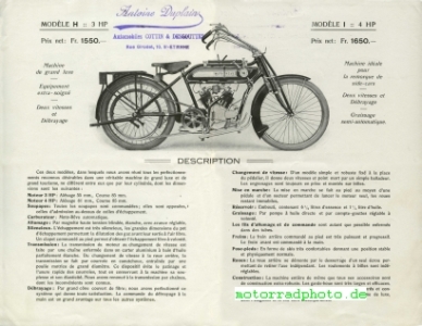 Preview: Moto Reve Motorrad Prospekt  8 Seiten 1914   mr-p14