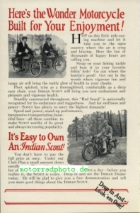 Preview: Indian Motorrad Prospekt  6 Seiten  1926   ind-p26