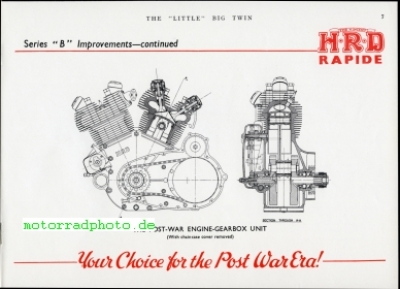 Preview: Vincent HRD Motorrad Prospekt 16 Seiten  1949   vin-p49