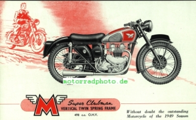 Preview: Matchless Motorrad Prospekt 12 Seiten  1949   mat-p49