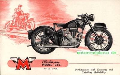 Preview: Matchless Motorrad Prospekt 12 Seiten  1949   mat-p49