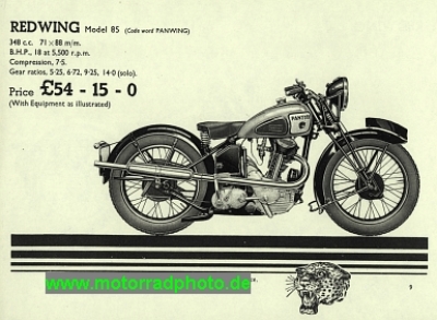 Preview: Panther Motorrad Prospekt 12 Seiten  1937   pa-gb-p37
