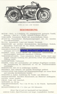 Preview: Motosacoche Motorrad Prospekt  6 Seiten 1926     mag-p26