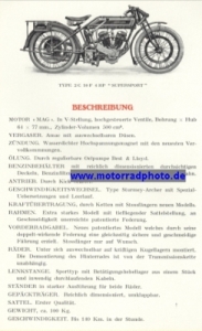 Preview: Motosacoche Motorrad Prospekt  6 Seiten 1926     mag-p26