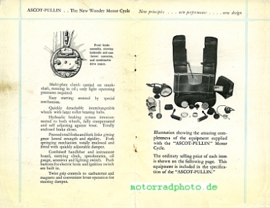 Preview: Ascot-Pullin Motorrad Prospekt 20 Seiten 1929   ascpu-p29