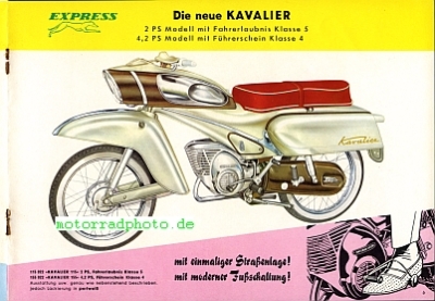 Preview: Express Motorrad Prospekt  8 Seiten  1963    expr-p63