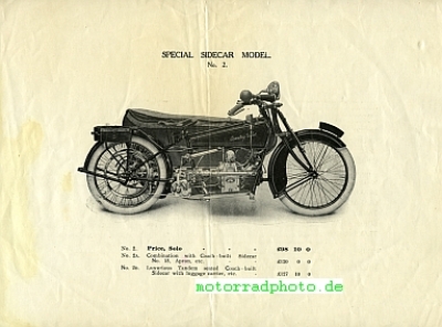 Preview: Coventry Victor Motorrad  Prospekt 8 Seiten  1922  covi-p22