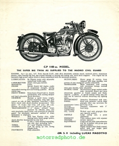 Preview: Zenith Motorrad Prospekt  12 Seiten 1934      zen-p34