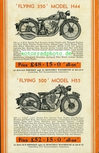 Preview: Coventry Eagle Motorrad Prospekt 8 Seiten  1932    coea-p32