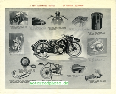 Preview: Coventry Eagle Motorrad Prospekt 8 Seiten  1933    coea-p33