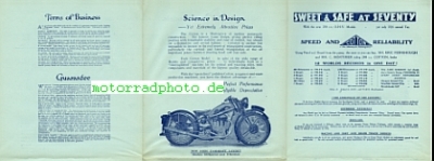Preview: Cotton Motorrad Prospekt  12 Seiten   1939   co-p39