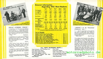 Preview: New Hudson Motorrad Prospekt  10 Seiten  1932   nh-p32