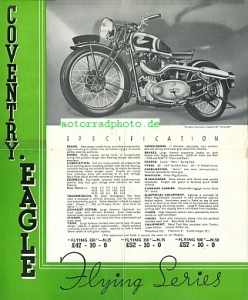 Preview: Coventry Eagle Motorrad Prospekt 8 Seiten  1937   coea-p37-2
