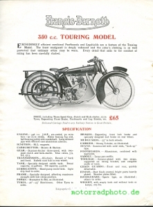 Preview: Francis Barnett Motorrad Prospekt 12 Seiten  1924      frba-p24