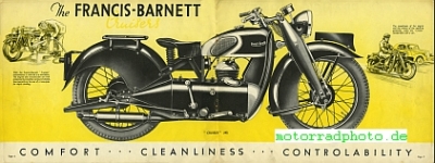 Preview: Francis Barnett Motorrad Prospekt 12 Seiten  1939     frba-p39