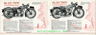 Preview: Excelsior GB Motorrad Prospekt 16 Seiten  1935   exe-gb-p35