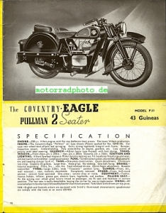 Preview: Coventry Eagle Motorrad Prospekt 16 Seiten  1938   coea-p38