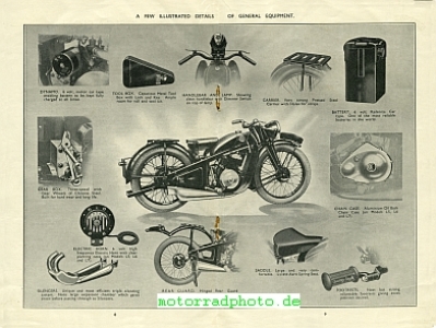 Preview: Coventry Eagle Motorrad Prospekt 22 Seiten  1935   coea-p35