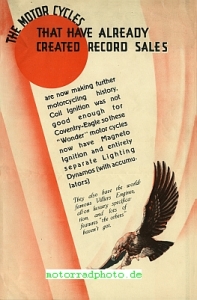 Preview: Coventry Eagle Motorrad Prospekt 8 Seiten  1933    coea-p33-2