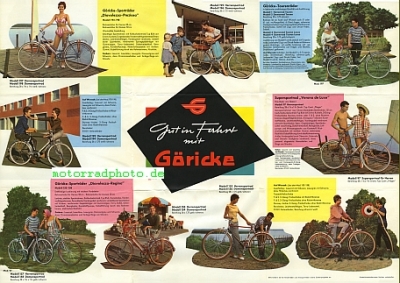 Preview: Göricke Moped und Fahrrad Prospekt  18 Seiten  1959  gö-p59