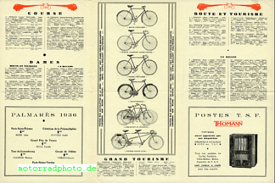 Preview: Thomann Motorrad + Fahrrad Prospekt 12 Seiten 1937    thom-p37