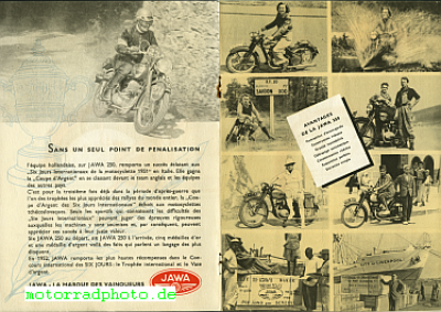 Preview: Jawa Motorrad Prospekt 8 Seiten 1953      jaw-p53