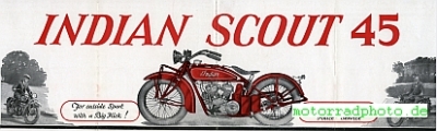 Preview: Indian Motorrad Prospekt  4 Seiten  1928   ind-p28
