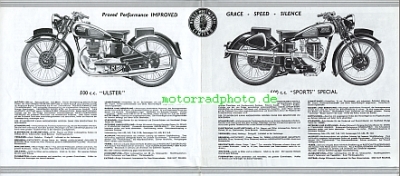 Preview: Rudge Motorrad Prospekt 12 Seiten   1939  rud-p39