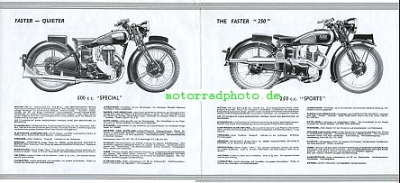 Preview: Rudge Motorrad Prospekt 12 Seiten   1939  rud-p39