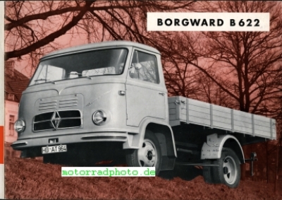 Borgward LKW Prospekt  LKW B622 4 Seiten  1959     bor-op59-622