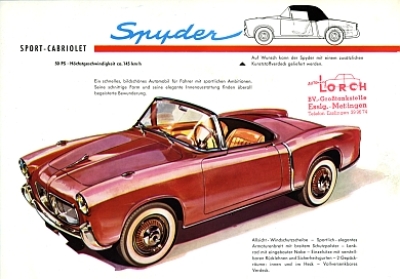 Preview: NSU Automobil Prospekt  Typ Neckar 6 Seiten 1956    nsuA-op56