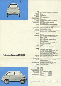 Preview: BMW Automobil Prospekt Typ 600 4 Seiten  1958   bmw-op58-600 Preview: BMW Automobil Prospekt Typ 600 4 Seiten  1958   bmw-op58-600