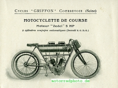 Preview: Griffon Motorrad + Fahrrad Prospekt 26 Seiten 1910    gri-p10