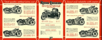 Preview: Royal Enfield Motorrad Prospekt 10 Seiten  1932  royen-p32