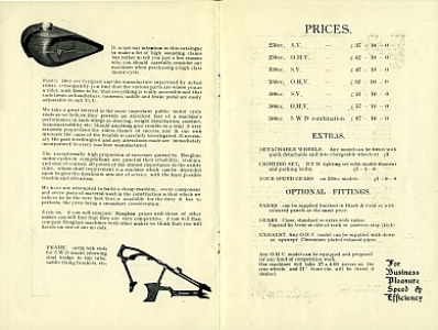 Preview: Baughan Motorrad Prospekt  10 Seiten  1935  baug-p35