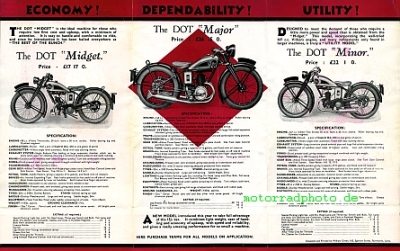 Preview: Dot  Motorrad Prospekt 6 Seiten   1932    dot-p32
