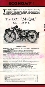 Preview: Dot  Motorrad Prospekt 6 Seiten   1932    dot-p32