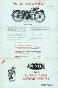 Preview: Dunelt Motorrad Prospekt  6 Seiten  1928   du-p28