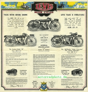 Preview: Levis Motorrad Prospekt  12 Seiten  1928    lev-p28