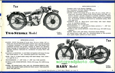 Preview: Levis Motorrad Prospekt  12 Seiten  1937   lev-p37