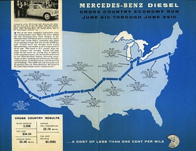 Preview: Mercedes Benz Prospekt  190D  4 Seiten  1962   mb-op62-190d-e