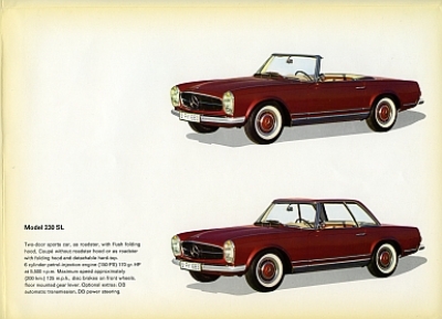 Preview: Mercedes Benz Prospekt 8 Seiten  1963   mb-op63-e