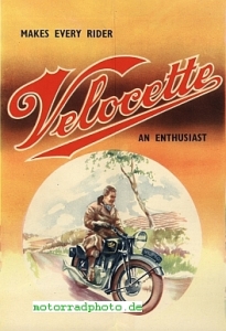 Preview: Velocette Motorrad Prospekt  8 Seiten  1936   velo-p36