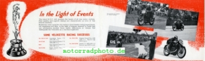 Preview: Velocette Motorrad Prospekt  8 Seiten  1951  velo-p51
