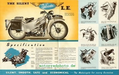 Preview: Velocette Motorrad Prospekt  8 Seiten  1953  velo-p53