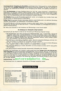 Preview: Hanomag Raupe Prospekt  K 55 E  4 Seiten      hano-op51-2